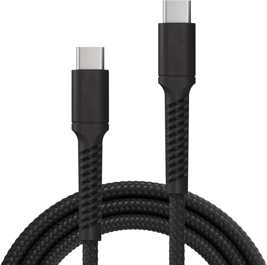 X2O Longlife USB-C til USB-C Kabel - 1m / 100W - Sort