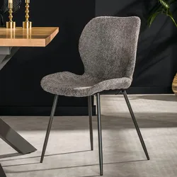 designline »Paron« Esszimmerstuhl Bouclé bouclé sandfarben