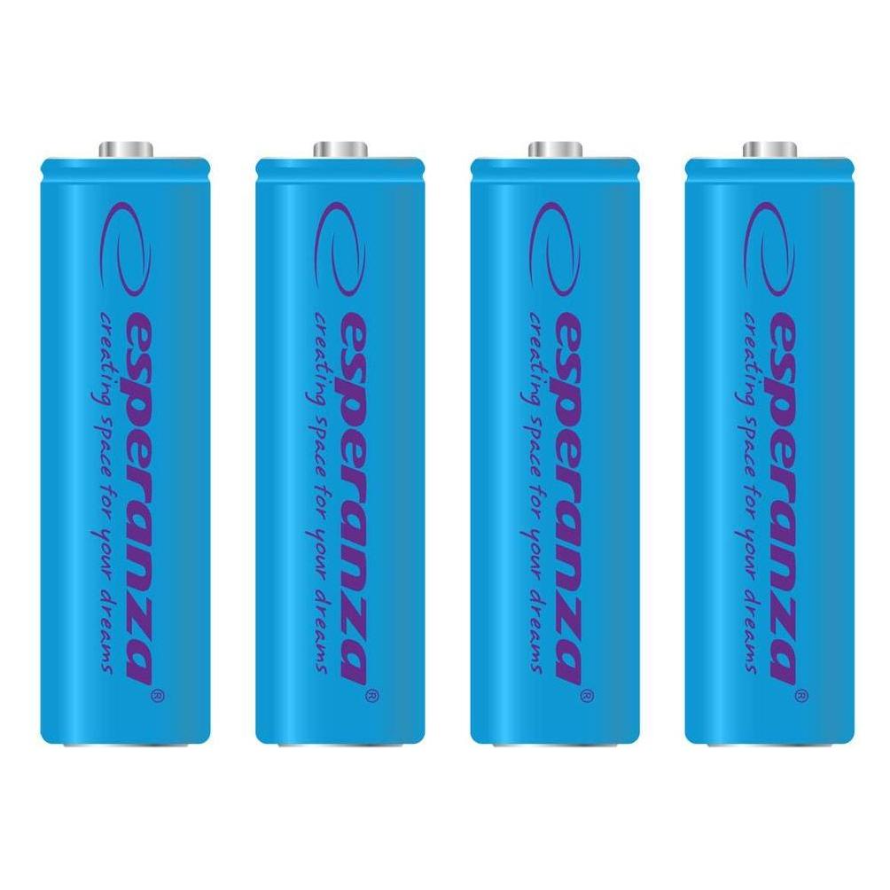 Esperanza Blue AA (4 Stk., AA, 2000 mAh) (EZA104B - 5901299923368)