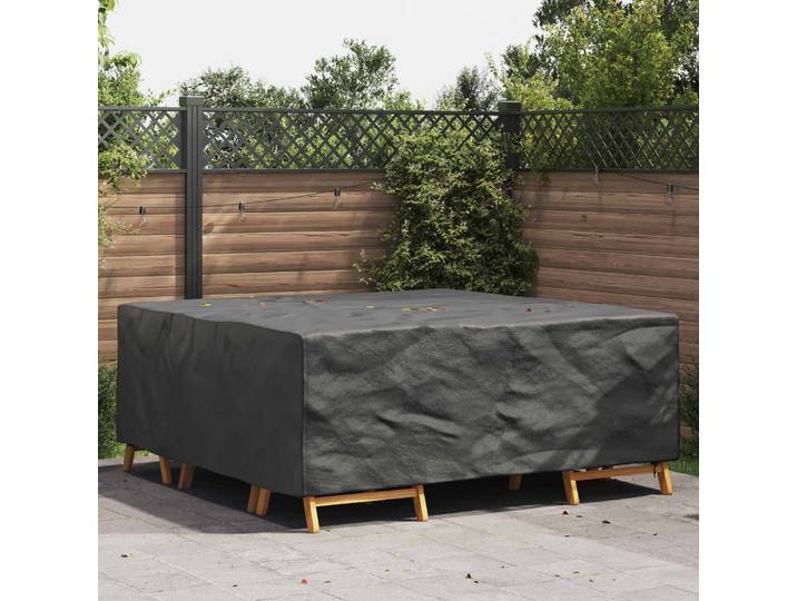vidaXL Möbelbezug Uni Schwarz 210 x 200 x 70 cm 210D