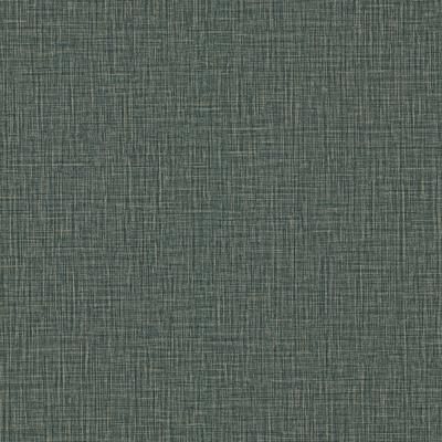 Advantage Eagen Sapphire Linen Weave Wallpaper
