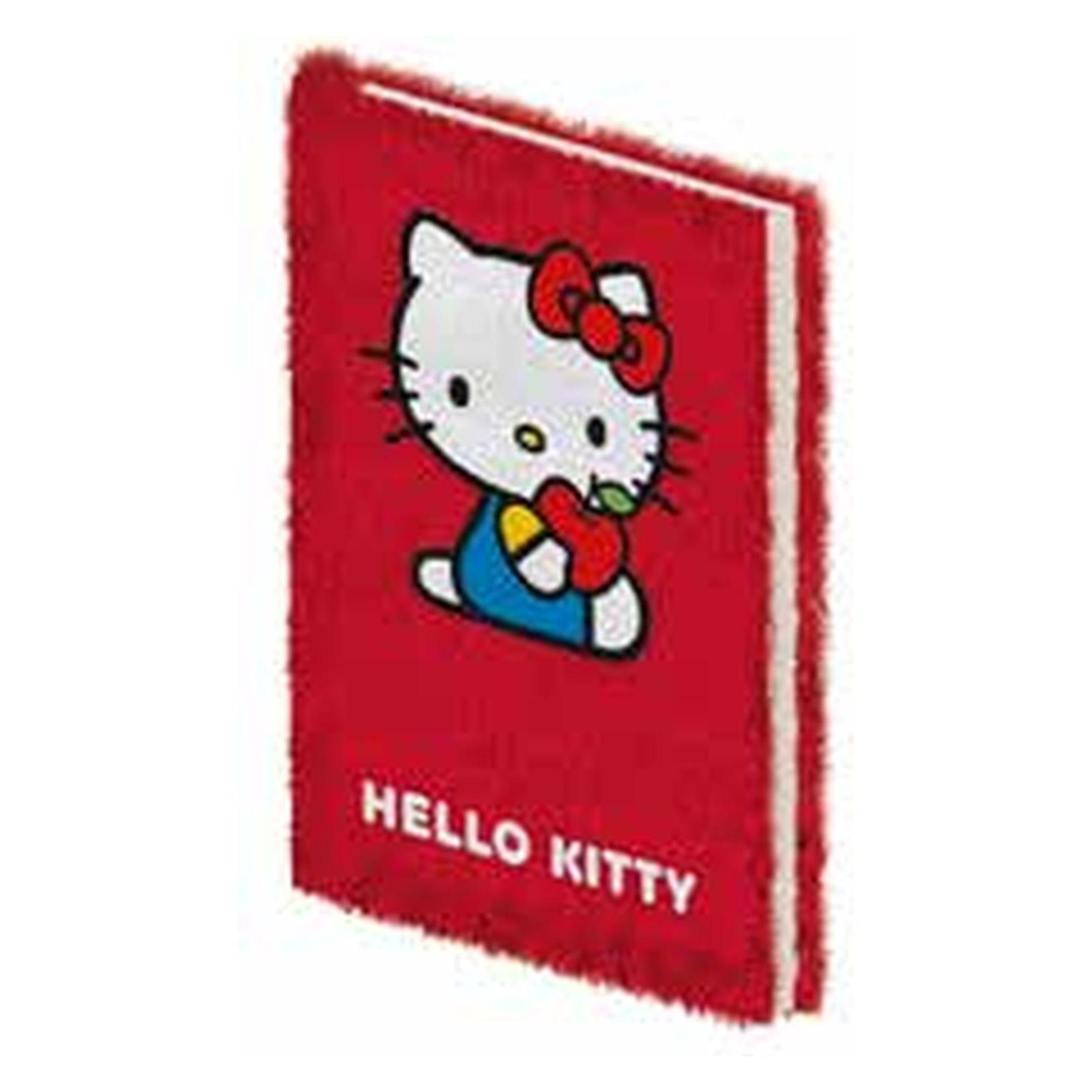 Pyramid Hello Kitty Notebook A5: Plush Hello Kitty (A5, Blanko, Harter Einband) (57944)