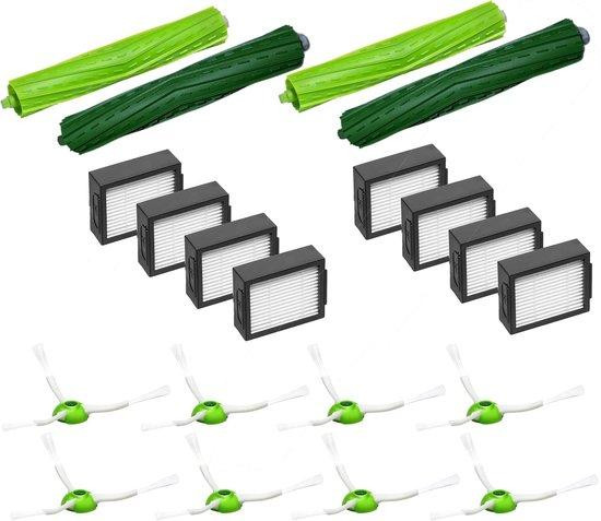 iRobot Accessoires Set met 2 sets Centrale Wielen, 8 Filters en 8 Zijborstels
