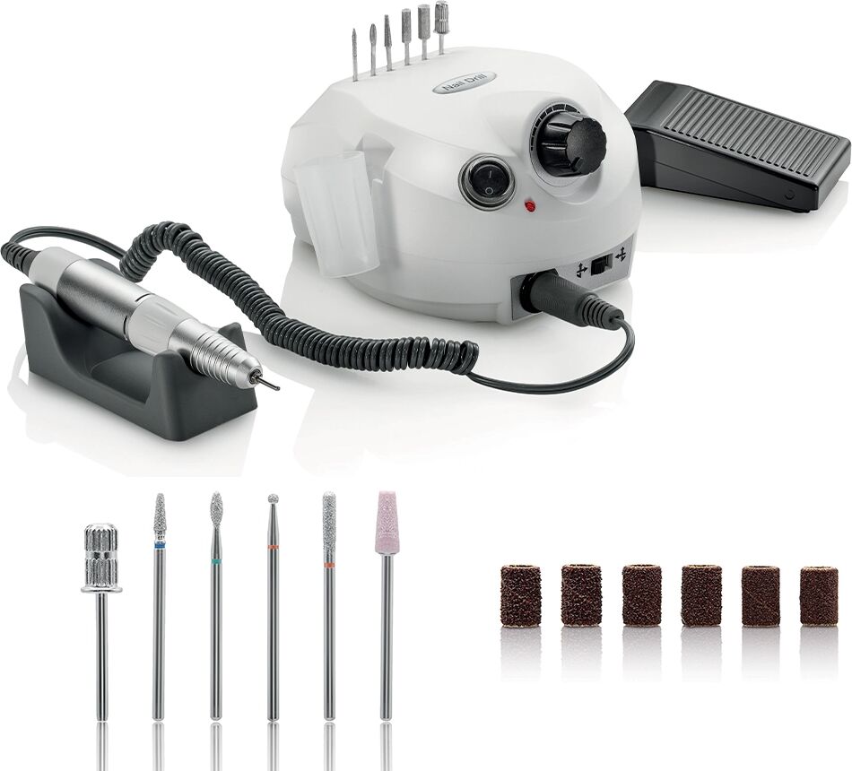 Xanitalia Fresa Professionale per Unghie Nail Mia 30000 XaniPro SalonPro – Kit Punte Incluso