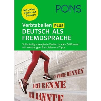 PONS Verbtabellen Plus Deutsch als Fremdsprache, Taschenbuch von Buch + Online, PONS Langenscheidt GmbH, 978-3-12-566003-8