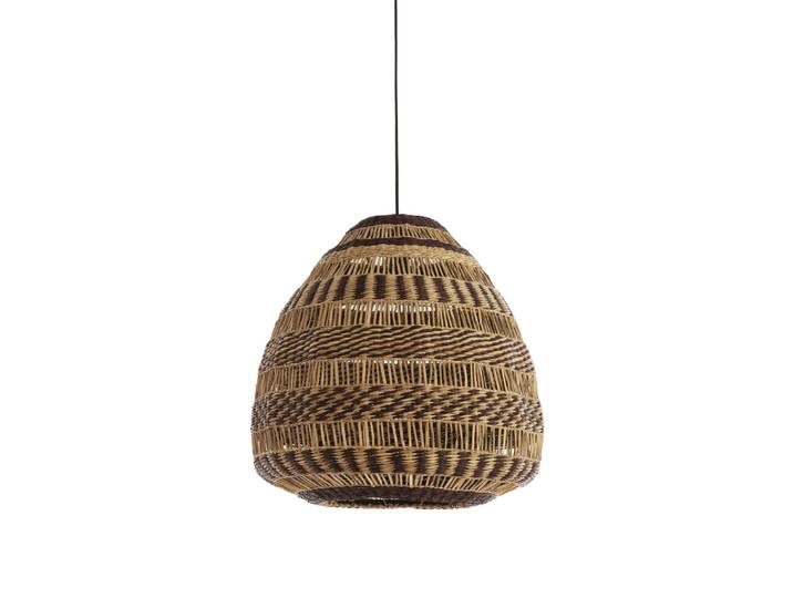 Rotan hanglamp Soluna Ø 56cm - donkerbruin naturel Light & Living - 2996284