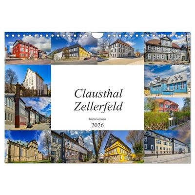 Clausthal Zellerfeld Impressionen (Wandkalender 2026 DIN A4 quer), CALVENDO Monatskalender