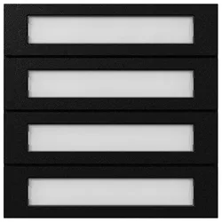 Gira Ruftastenmodul 4f sw 5534925
