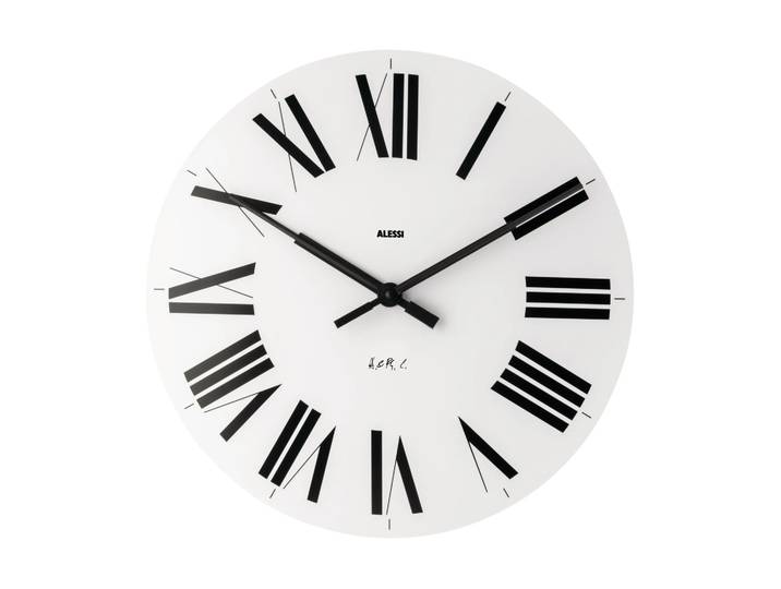 Alessi Horloge murale Firenze Ø36 cm Blanc