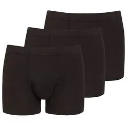 Jockey 3P Cotton Plus Trunk Schwarz Large Herren