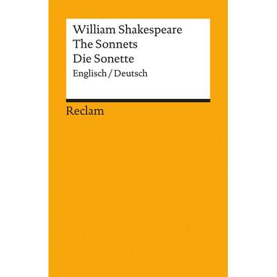 The Sonnets / Die Sonette, Taschenbuch von William Shakespeare, Reclam, Philipp, 978-3-15-009729-8