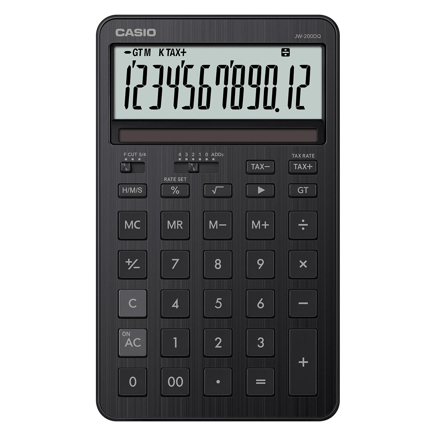 Casio JW-200DQ-BK schwarz (Batteriebetrieb, Solarenergie) (JW-200DQ-BK)