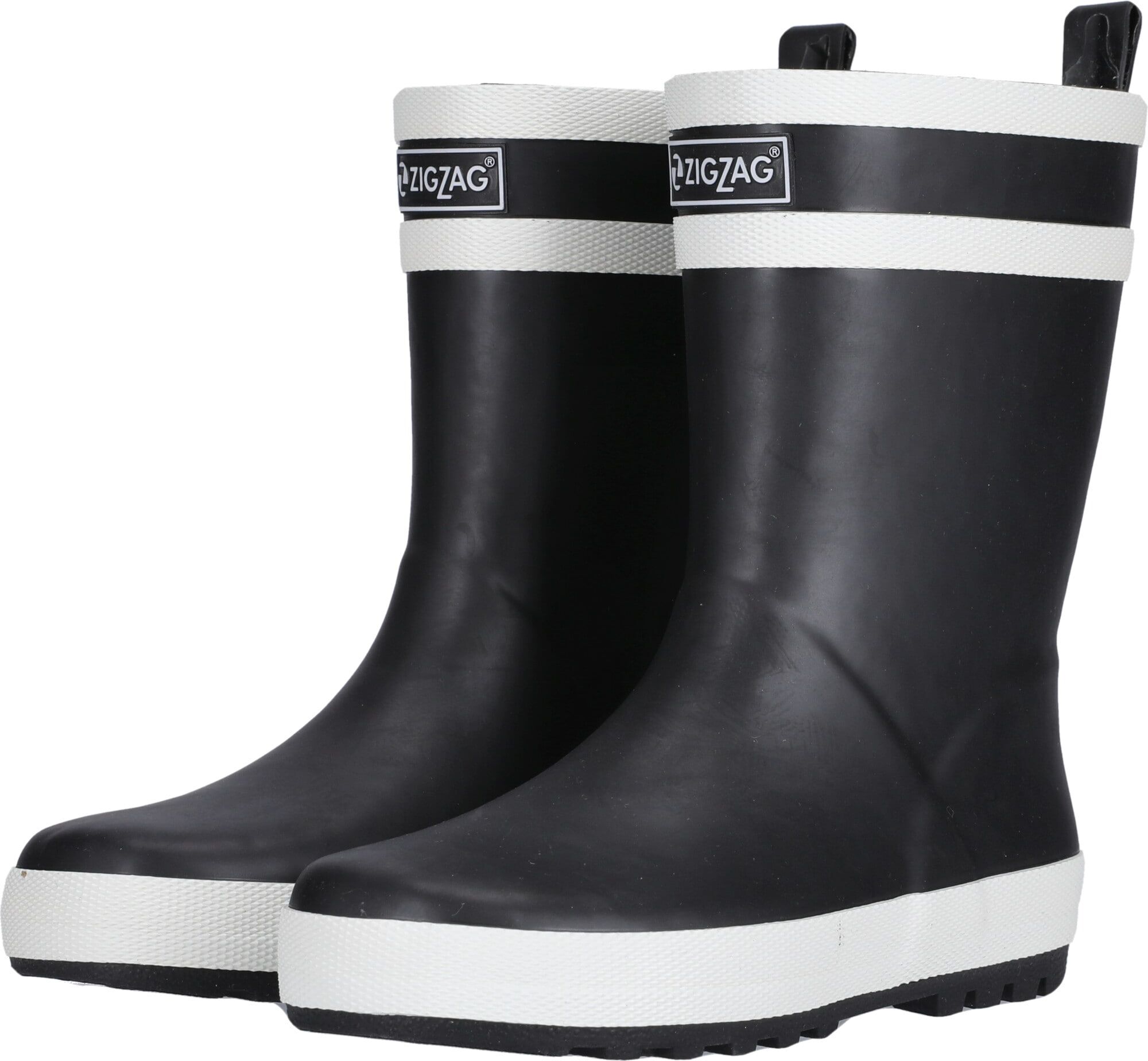 Gummistiefel ZIGZAG "Hurricane", Jungen, Gr. 28, schwarz, Synthetik, Schuhe Gummistiefel, wasserdicht schwarz 28