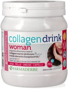 Farmaderbe Collagen Drink Woman Integratore di collagene per la pelle 295 g