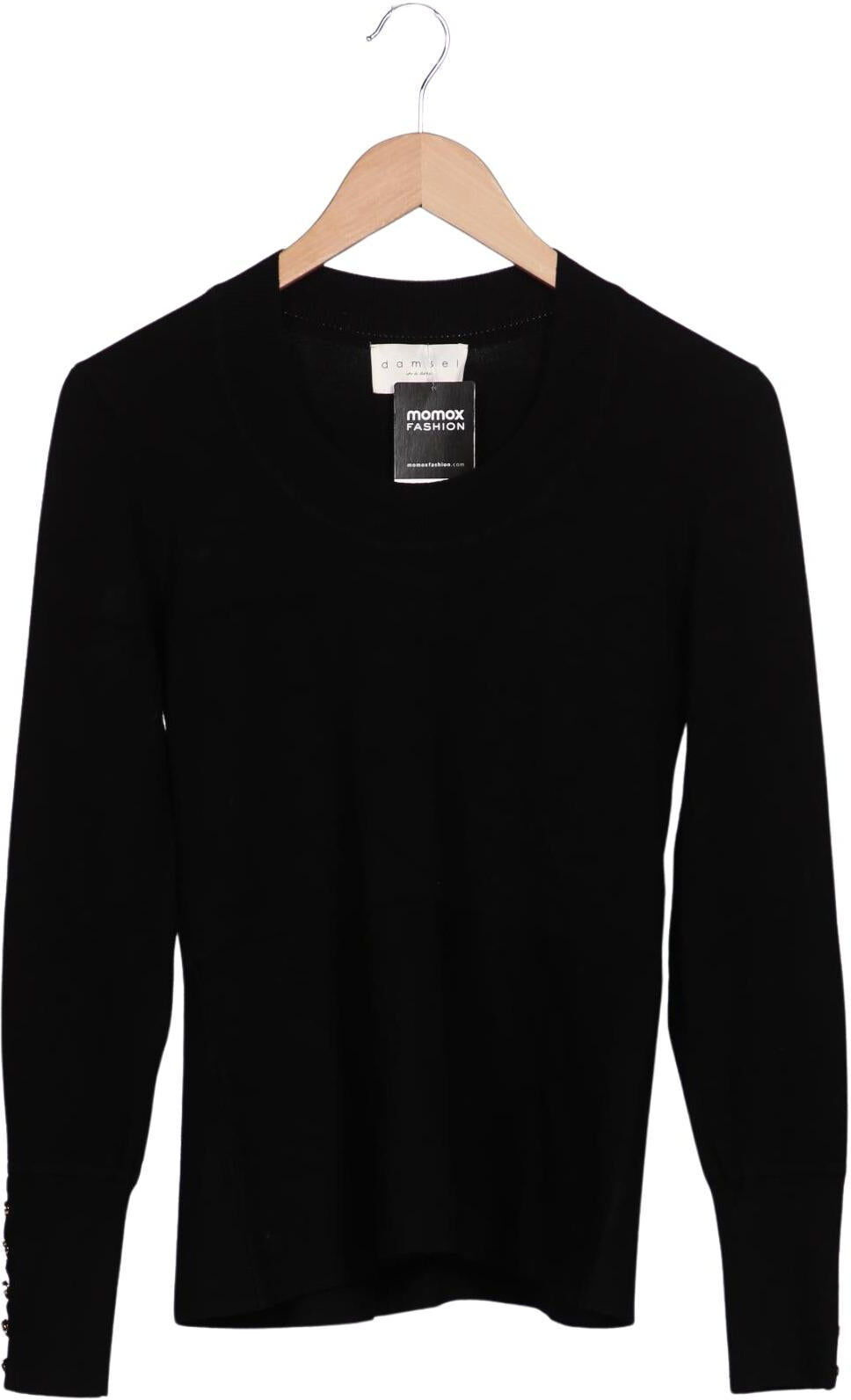 damsel in a dress Damen Pullover, Schwarz, Gr. M, Viskose / Synthetik - Second Hand
