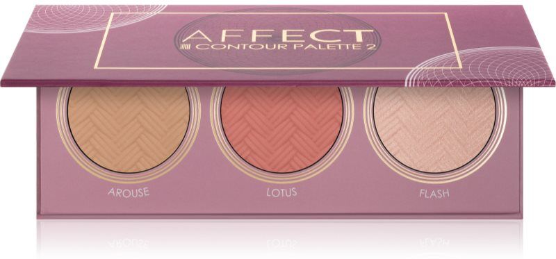 Affect Contour Palette 2 highlighter, bronzer and blusher 3x5 g