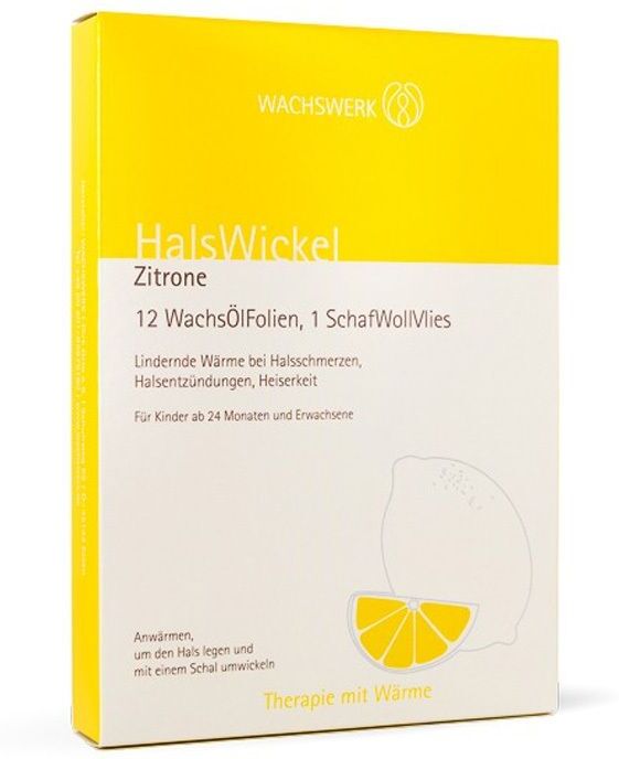 WACHSWERK Halswickel Zitrone 54 St Folie