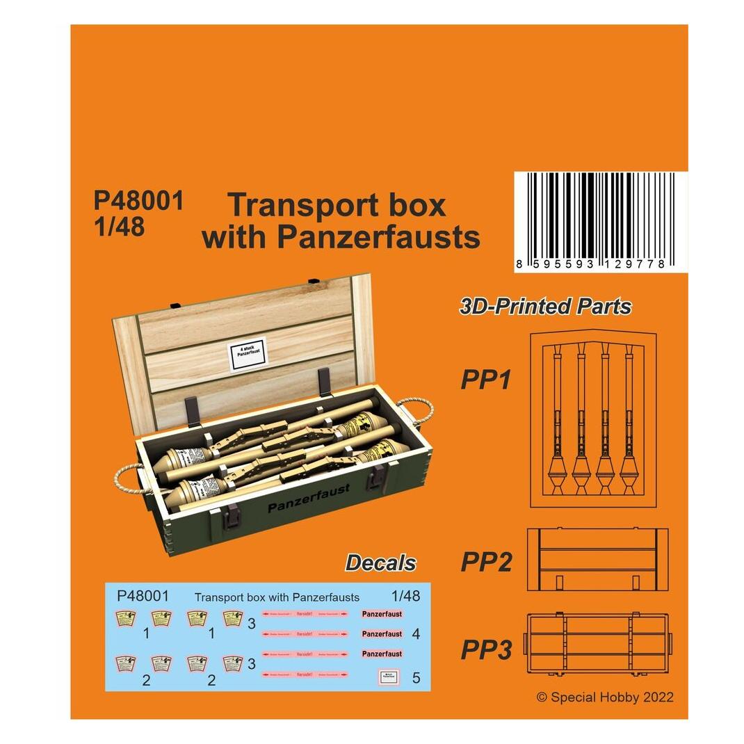 CMK Transport box with Panzerfausts (P48001)