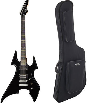 Harley Benton BS-20BK Rock Series w/Bag Schwarz