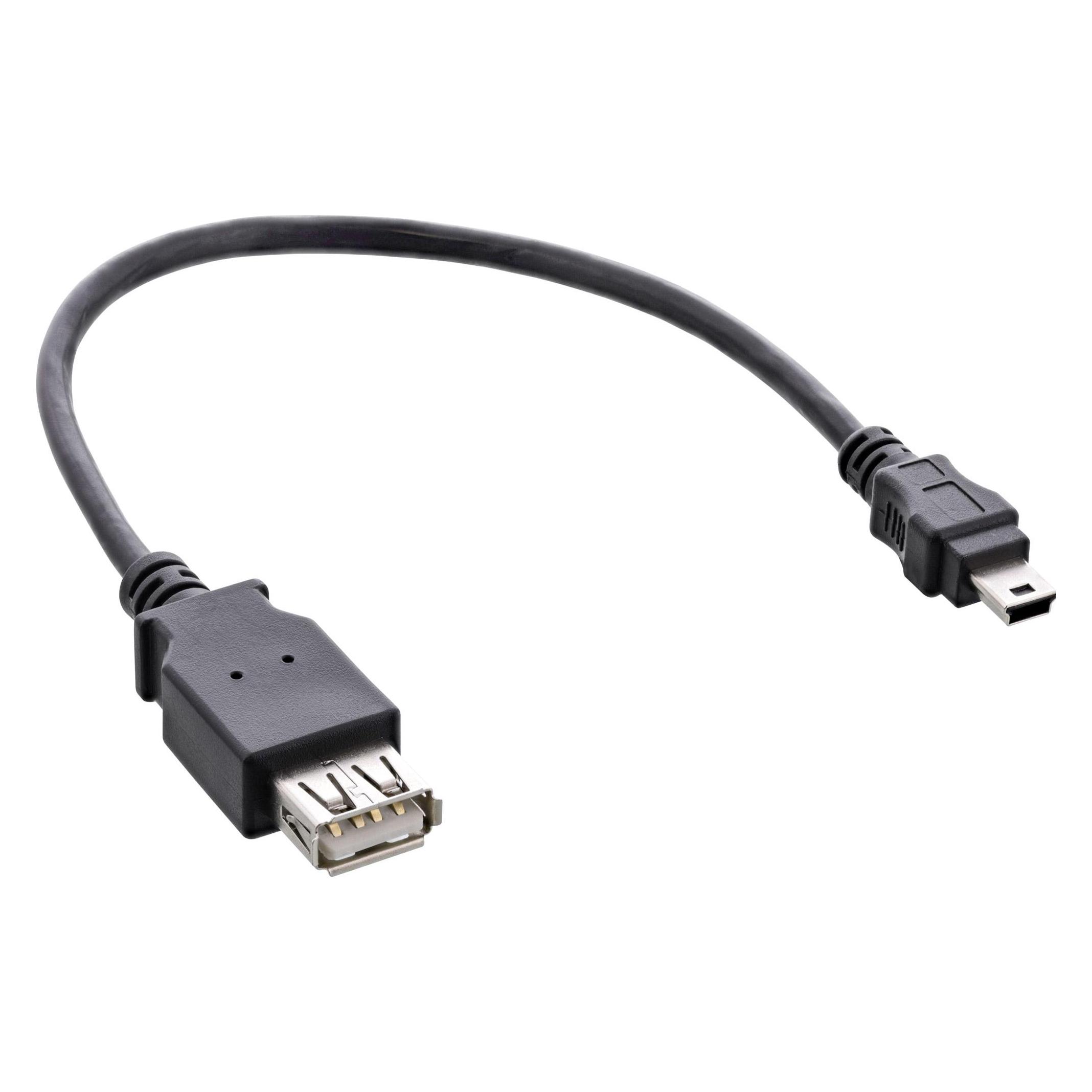 InLine USB 2.0 Adapterkabel (0.20 m, USB 2.0) (33500C)
