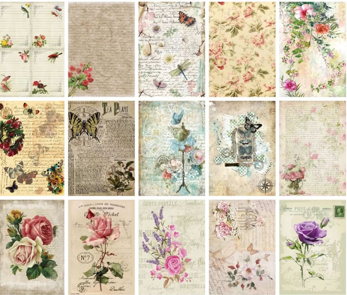 INF Vintage Scrapbook-Papier model 2