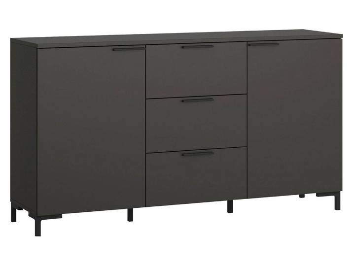 Kommode Alternative Sideboard 151x40x84cm kosmos anthrazit 2 türig,Kosmos Anthrazit