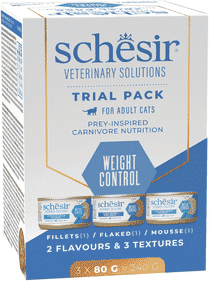 Schesir Cat Veterinary Weight Control Multipack 3 uds x 80g