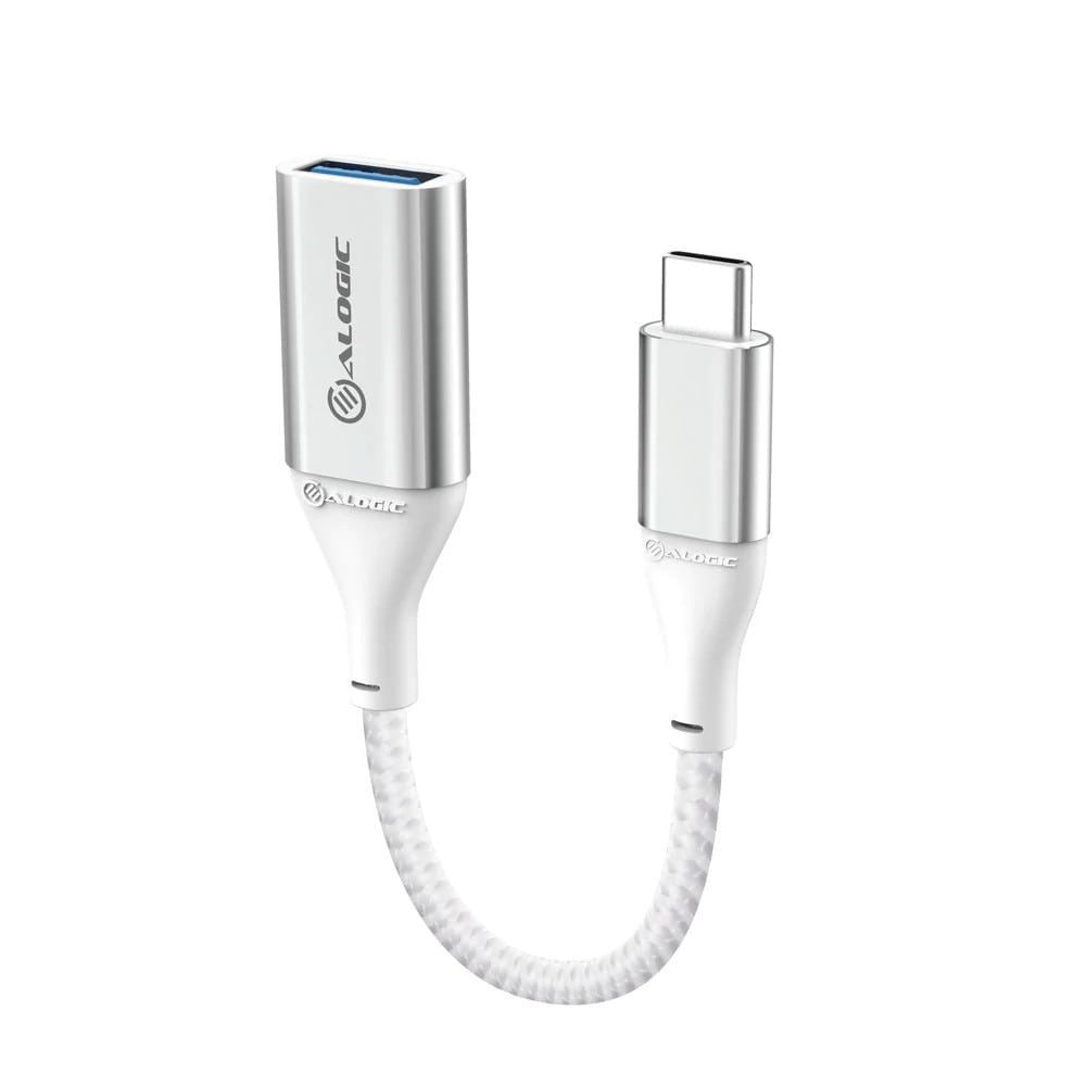 ALOGIC Super Ultra USB 3.1 USB-C auf USB-A Adapter 15cm silber ULCAA-SLV