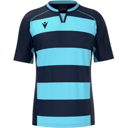 Macron, Herren, Sportshirt, Alabaster (XS), Blau