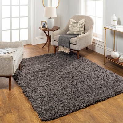 Livabliss Alysha Solid Shag Area Rug