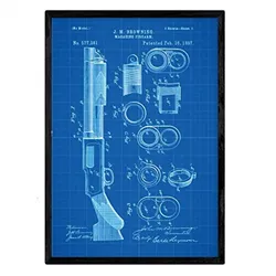 POSTER Shotgun Patent A3 Rahmenlos