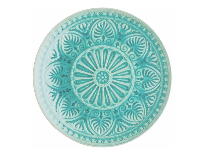Assiette SUMATRA Ø 31cm Turquoise/Turquoise