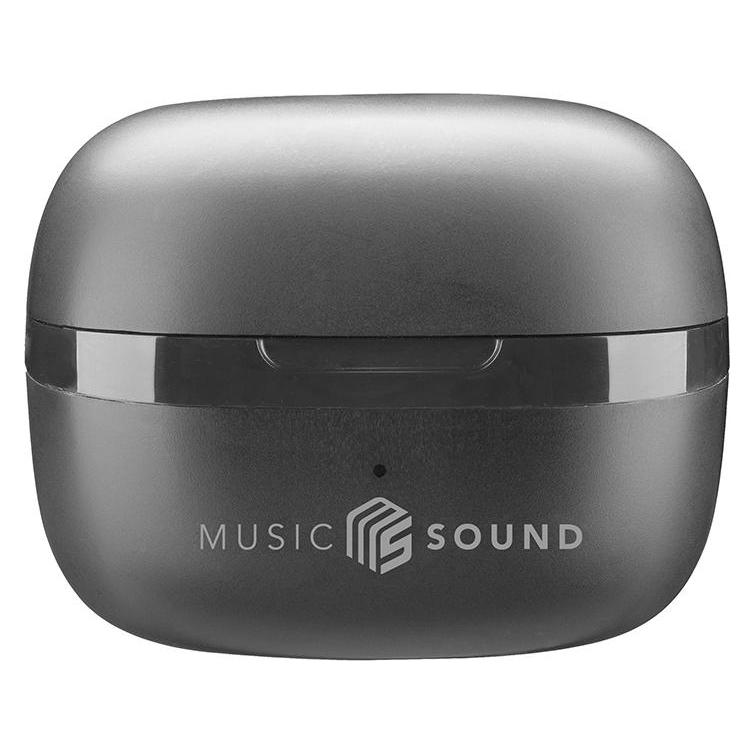 Cellularline Music Sound Flow Kabelloses In-Ear-Headset Musik und Bluetooth-Anrufe Schwarz (Keine Geräuschunterdrückung, 6 h, Kabellos) (BTMSTWSFLOWK)