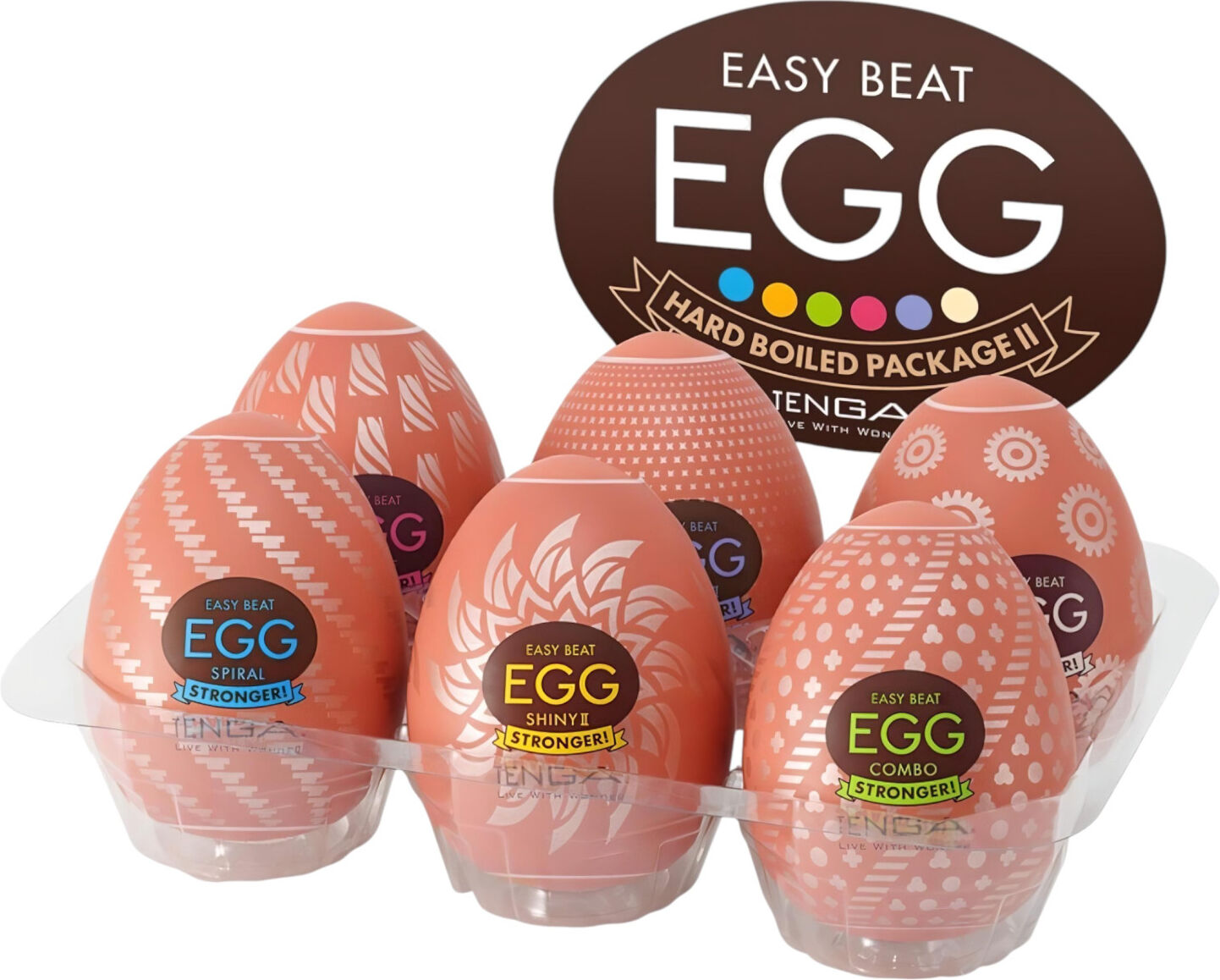 TENGA - Stronger Egg Masturbator Set - Pack of 6