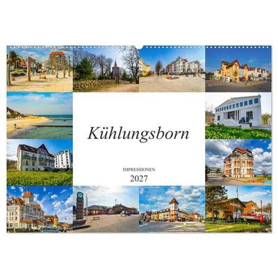 Kühlungsborn Impressionen (Wandkalender 2027 DIN A2 quer), CALVENDO Monatskalender