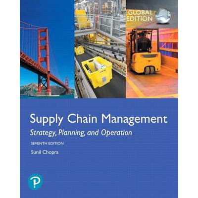 Supply Chain Management: Strategy, Planning, and Operation, Global Edition, Taschenbuch von Sunil Chopra, Pearson Education Limited, 978-1-292-25789-1