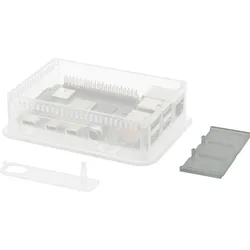 TEK RPI4-FP TR - Gehäusezubehör - Frontabdeckung, transparent