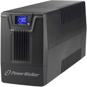 BlueWalker USV PowerWalker VI 1500 SCL, 4 Ausgänge, Line-Interactive, LCD-Display, USB, 1500 VA, Schuko