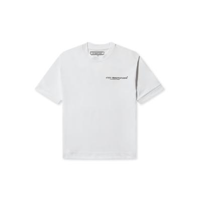 T-Shirt IRASUTO STUDIOS "Irasuto Studios BUSHI T-SHIRT", Herren, Gr. XL, weiß (optic weiß), 70% Polyester, 30% Baumwolle, bedruckt, oversize, Rundhals, Shirts T-Shirt