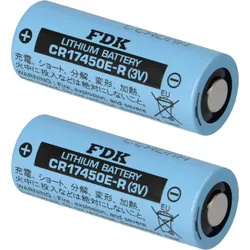 2x FDK Lithium 3V Batterie CR 17450ER A - Hochstromzelle