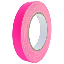 Klebeband Gewebeband Panzerband Markierungsband UV-Tape Schwarzlicht Pink 19mm