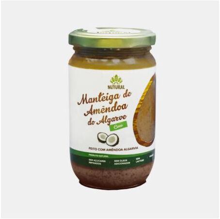NUTURAL MANTEIGA DE AMENDOA ALGARVE C/ COCO 300g