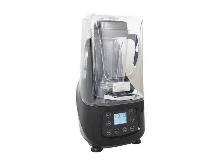 GastroHero Standmixer Barmixer mit Schallschutz 2 Liter Profi Blender leise, 1680 W, Digitales Display mit Programmen, Schallschutzgehäuse