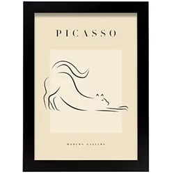 POSTER Picasso Sammlungs2 A4 Schwarzer Rahmen