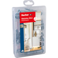 Meister-Box Hohlraum-Metalldübel silber, 50-teilig, mit Schraube