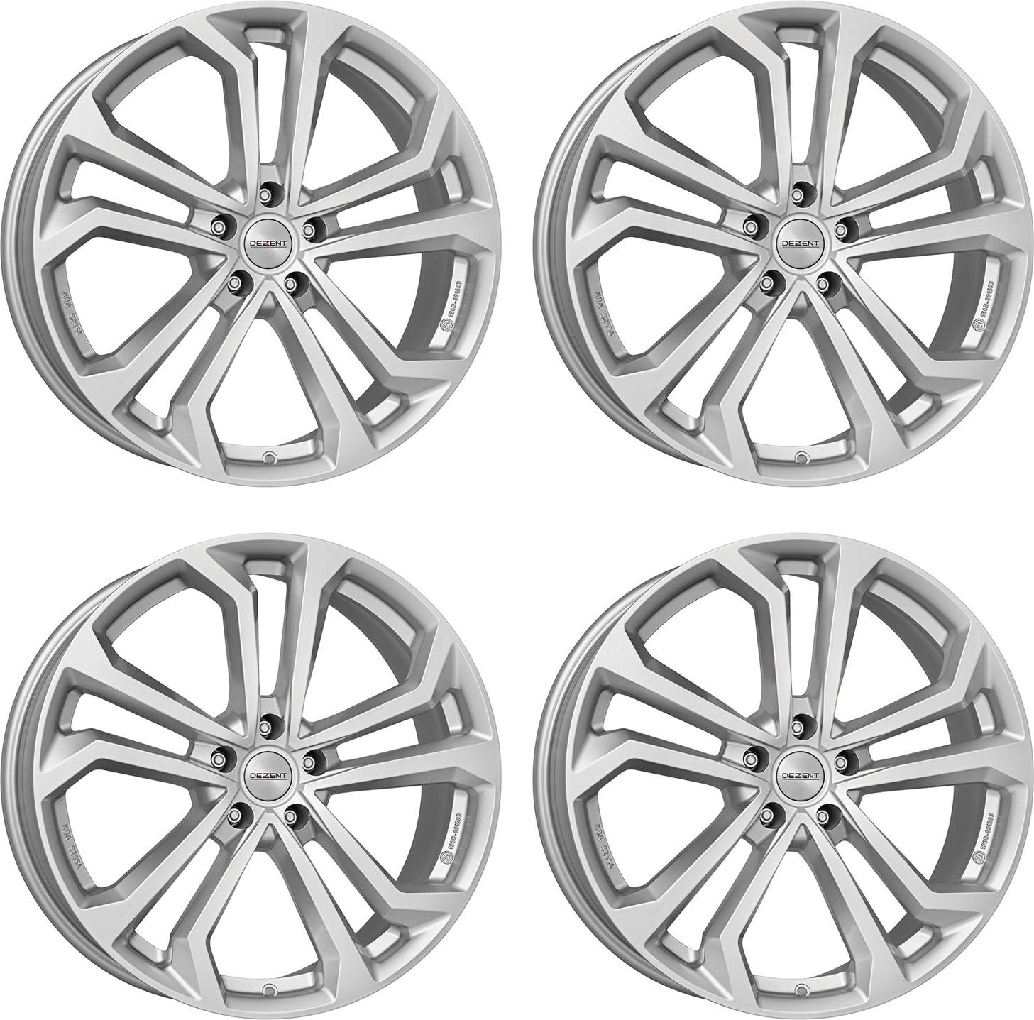 4 Dezent TA silver Felgen 7.0Jx18 5x114.3 für Renault Austral Fluence Grand Scenic Kadjar Kangoo Megane Scenic Talisman