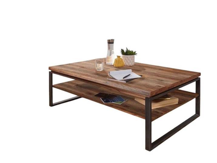 Main Möbel Couchtisch Beistelltisch 120x80 'Genua' Akazie gebürstet (1-St)