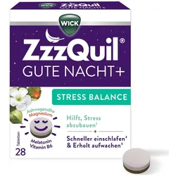 Wick Zzzquil Gute Nacht+ Stress Balance 28 St