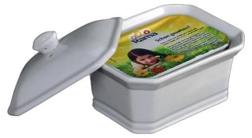 Holst Porcelaan margarinepot, 400 gram
