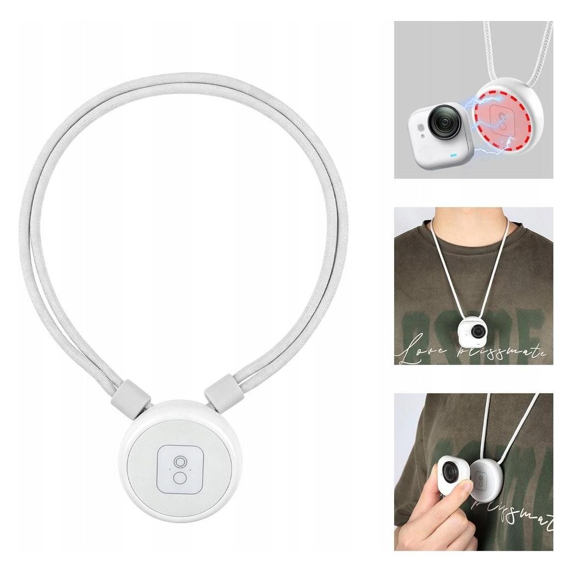 Puluz Magnethalterung mit Umhängeband für Insta360 Go Ultra POV / PU1205W / Weiss (PULUZ)